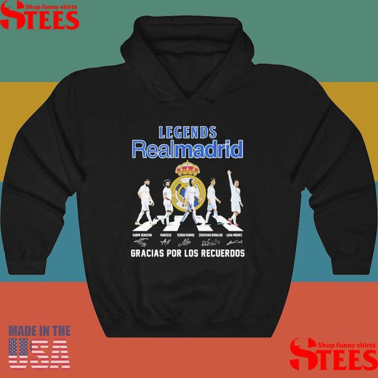 Legends Realmadrid Gracias Por Los Recuerdos Shirts