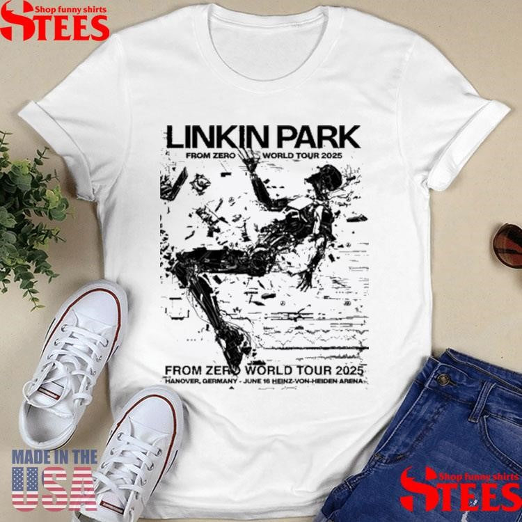 Linkin Park Show June 16 2025 Hanover, Germany From Zero World Tour T-shirt