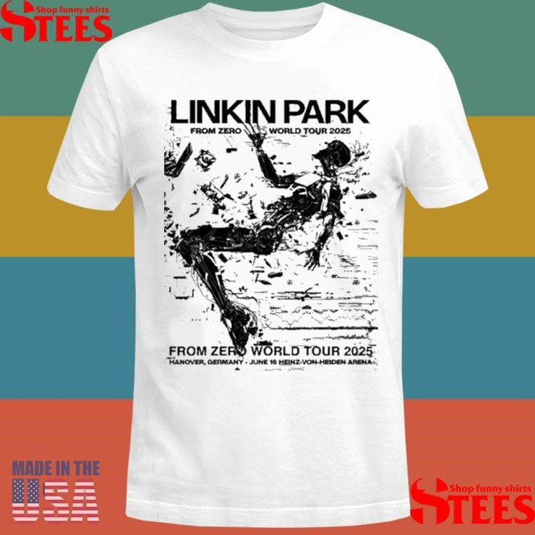 Linkin Park Show June 16 2025 Hanover, Germany From Zero World Tour T-shirt