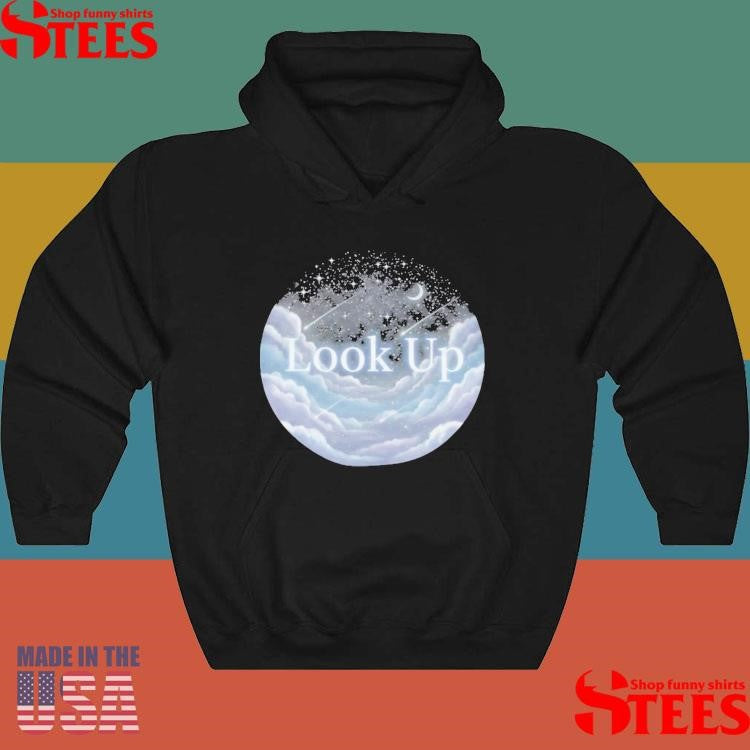Look Up Moon Circle T-shirt