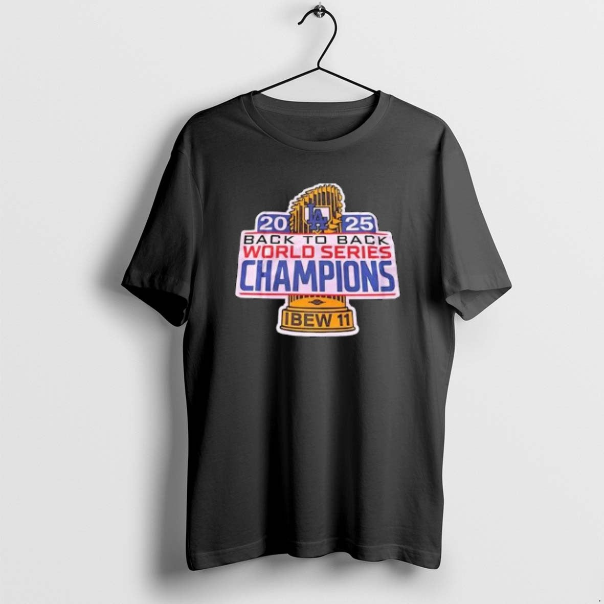 Official Los Angeles Dodgers 2025 Back To Back World Series Champions Circle Black