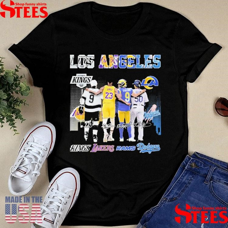 Los Angeles Fans Kings Lakers Rams Dodgers 2025 Shirts