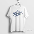 Official Los Doyers Script Los Angeles Baseball Mlb