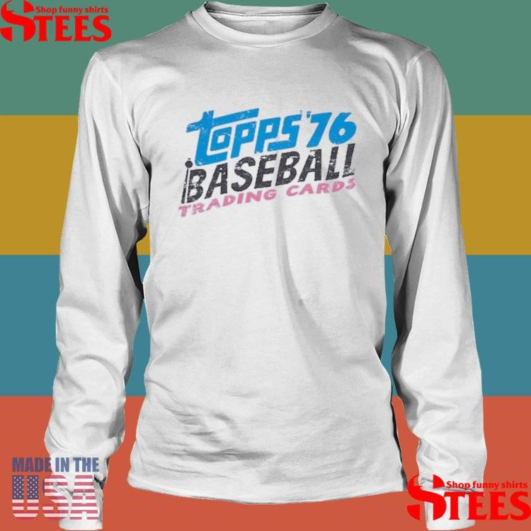 M&N x Topps White Heritage Baseball 76 Trading Cards Shirts