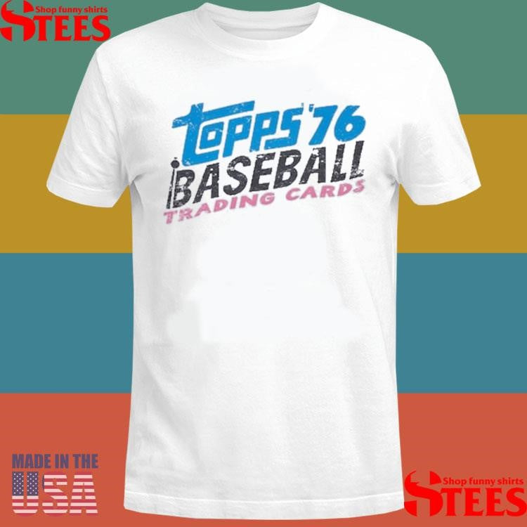 M&N x Topps White Heritage Baseball 76 Trading Cards Shirts