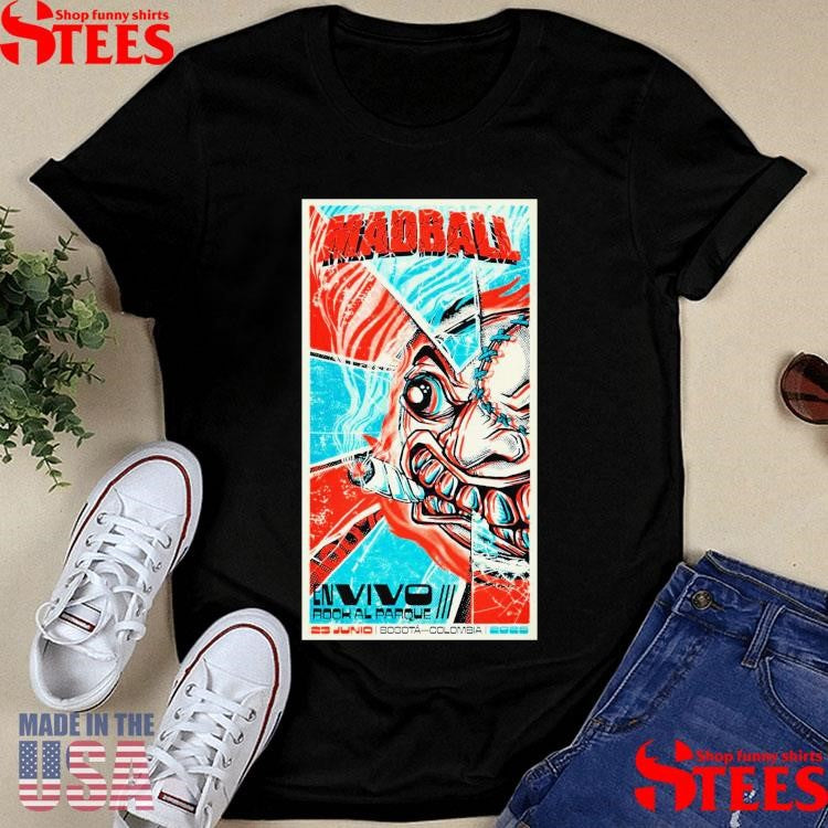 Madball Nyhc Jun 23 2025 Envivo Rock Al Parque In Bogota Colombia T-shirt