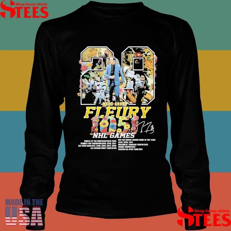 Marc Andre Fleury Nhl 1151 Games 29 Shirts