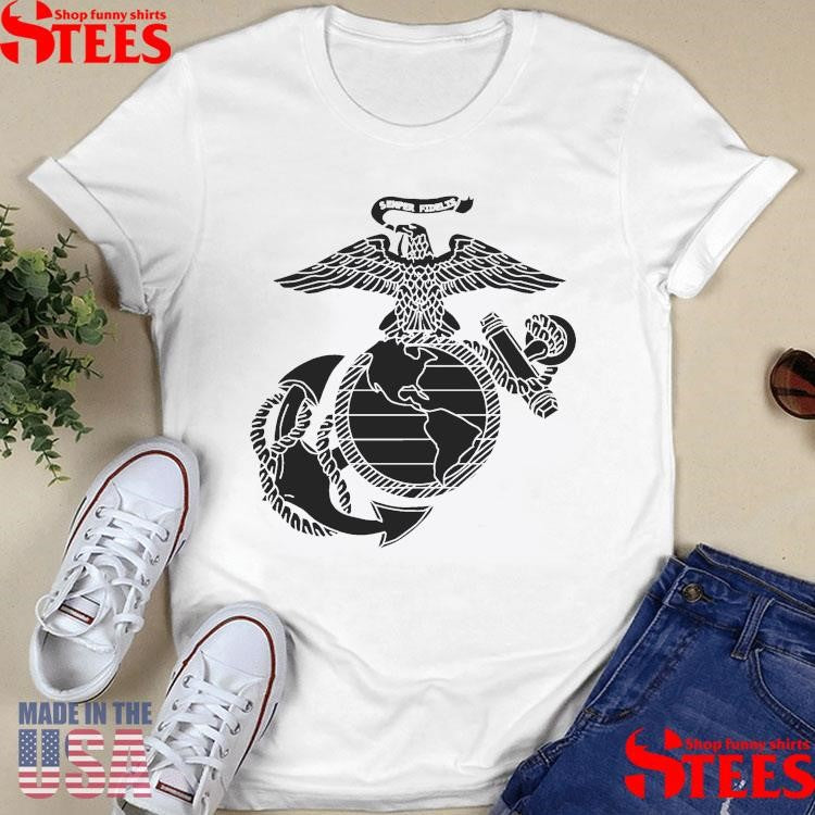 Marines Vintage EGA Rose Shirts