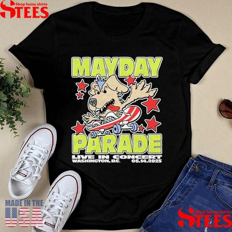 Mayday Parade Live In Concert Washington Dc June 14 2025 T-shirt