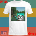 Meowcraft Meme T-shirt
