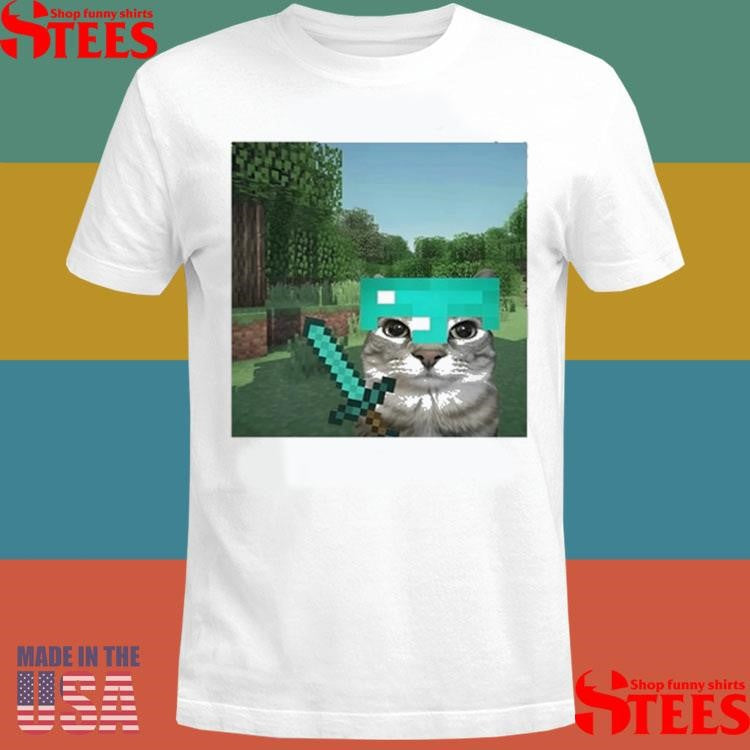 Meowcraft Meme T-shirt