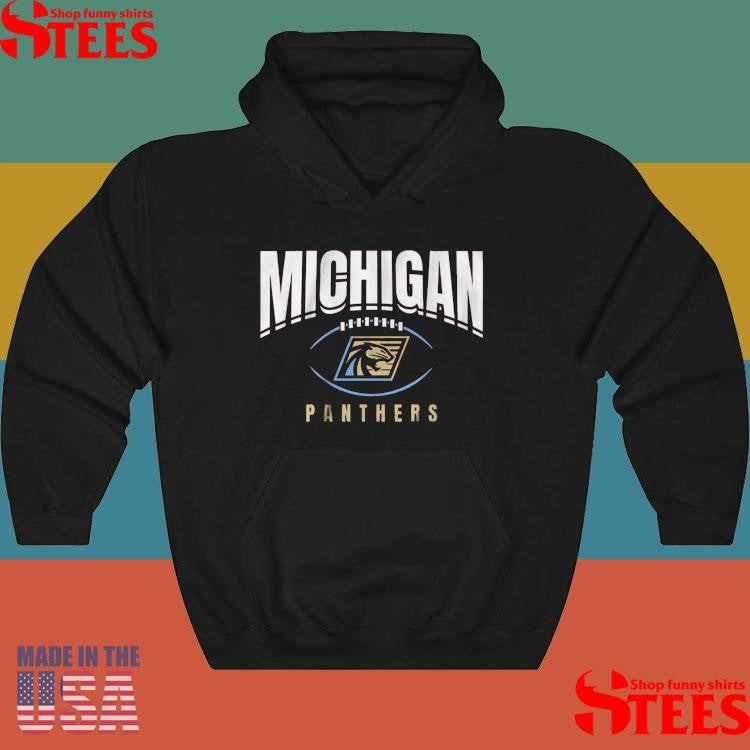 Michigan Panthers Football Outline Shirts