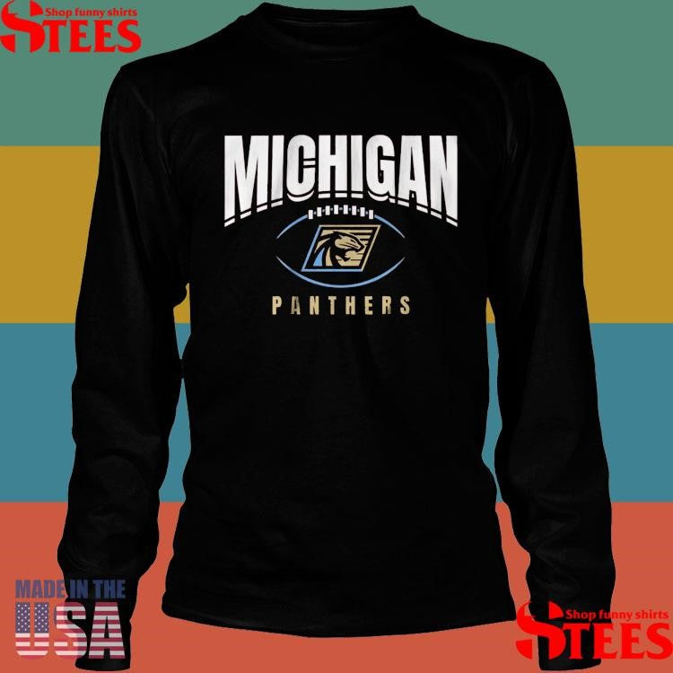 Michigan Panthers Football Outline Shirts