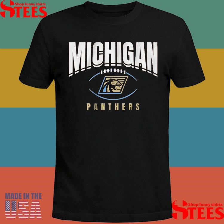 Michigan Panthers Football Outline Shirts