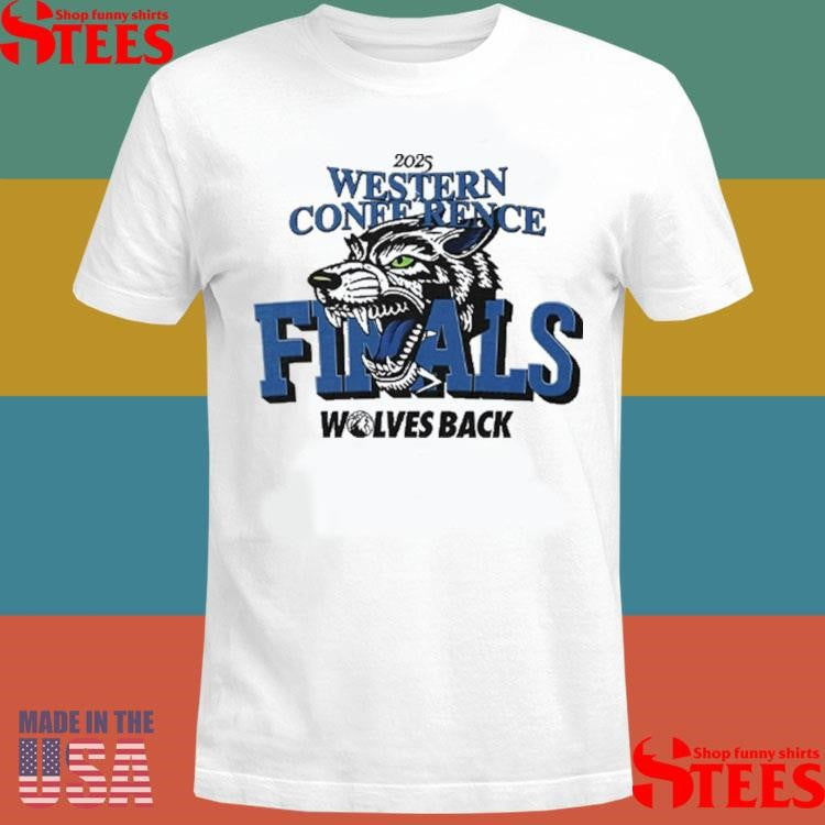 Minnesota Timberwolves 2025 Western Conference Finals Wolves Shirts