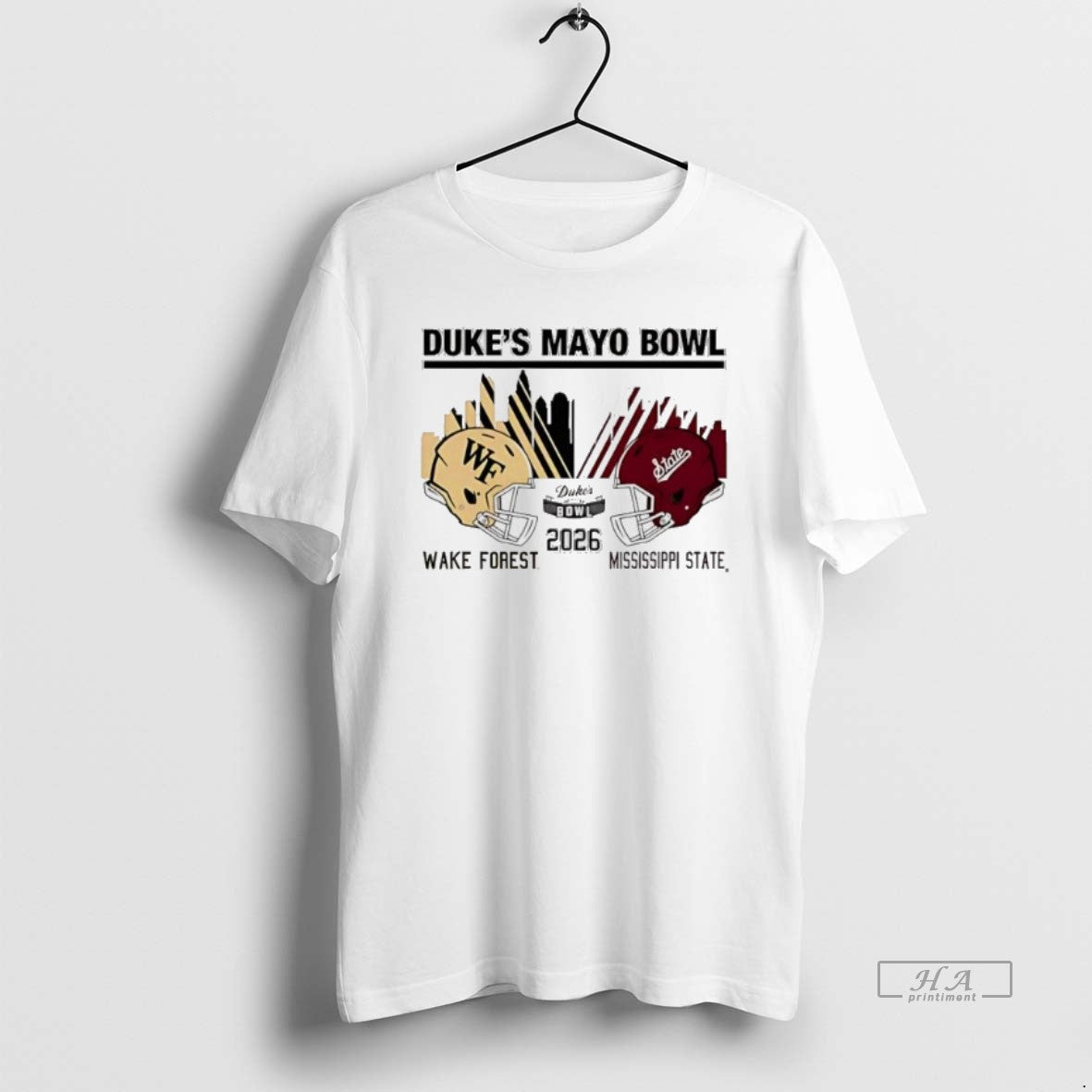 Official Mississippi State Vs Wake Forest 2026 Dukes Mayo Bowl Match Up Skyline