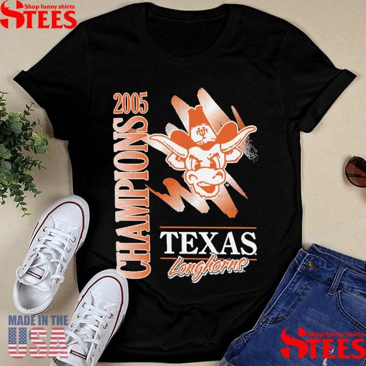 Mitchell & Ness Black Texas Longhorns Retro Brush Mineral Wash Shirts