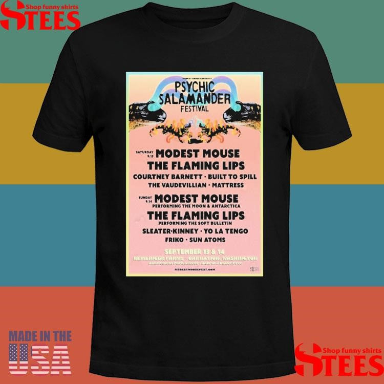 Modest Mouse September 13-14 2025 Carnation Washington T-shirt