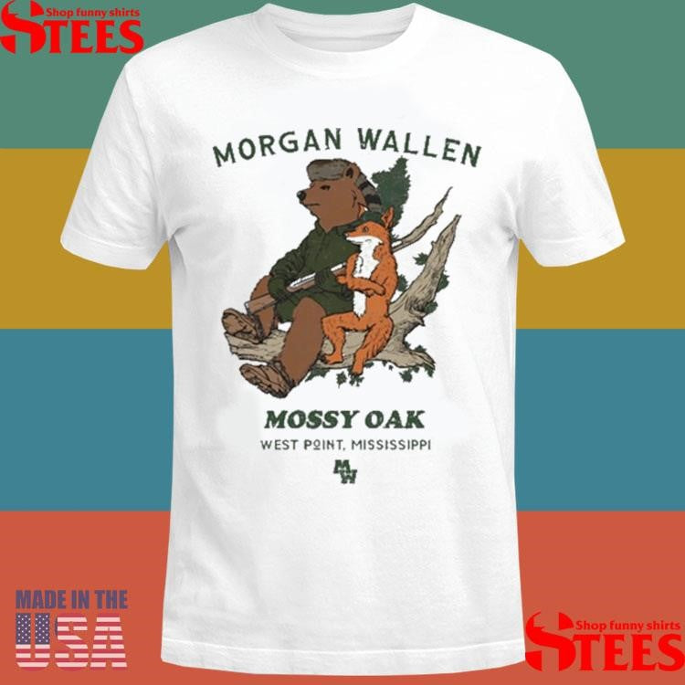 Morgan Wallen Norris Bear X Mossy Oak Fox Shirts