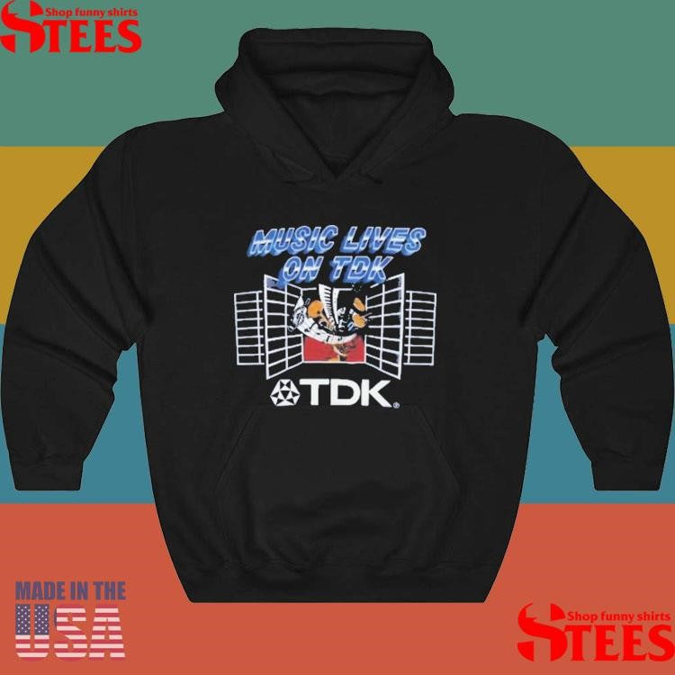 Music Lives On Tdk T-shirt