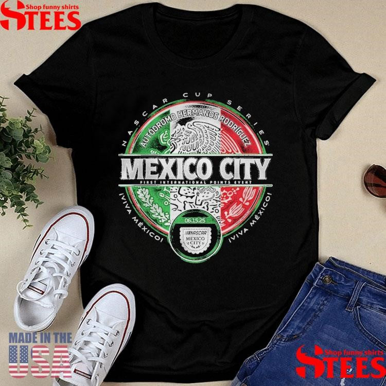 Nascar Cup Series Mexico City Race Heritage Shirts