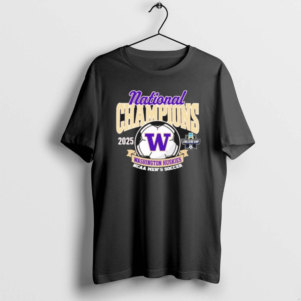 Official National Champions 2025 Mens College Cup Washington Huskies Soccer