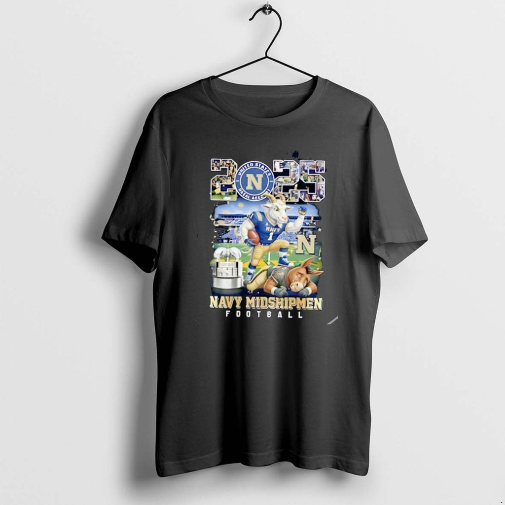 Official Navy Midshipmen 2025 Commander In Chiefs Trophy Champions Mascot Christmas