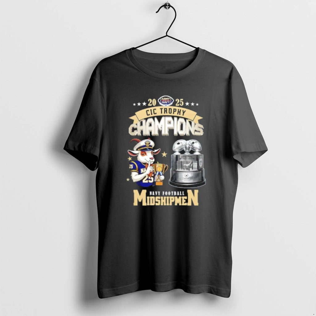 Official Navy Midshipmen Football 2025 Cic Trophy Champions Mascot