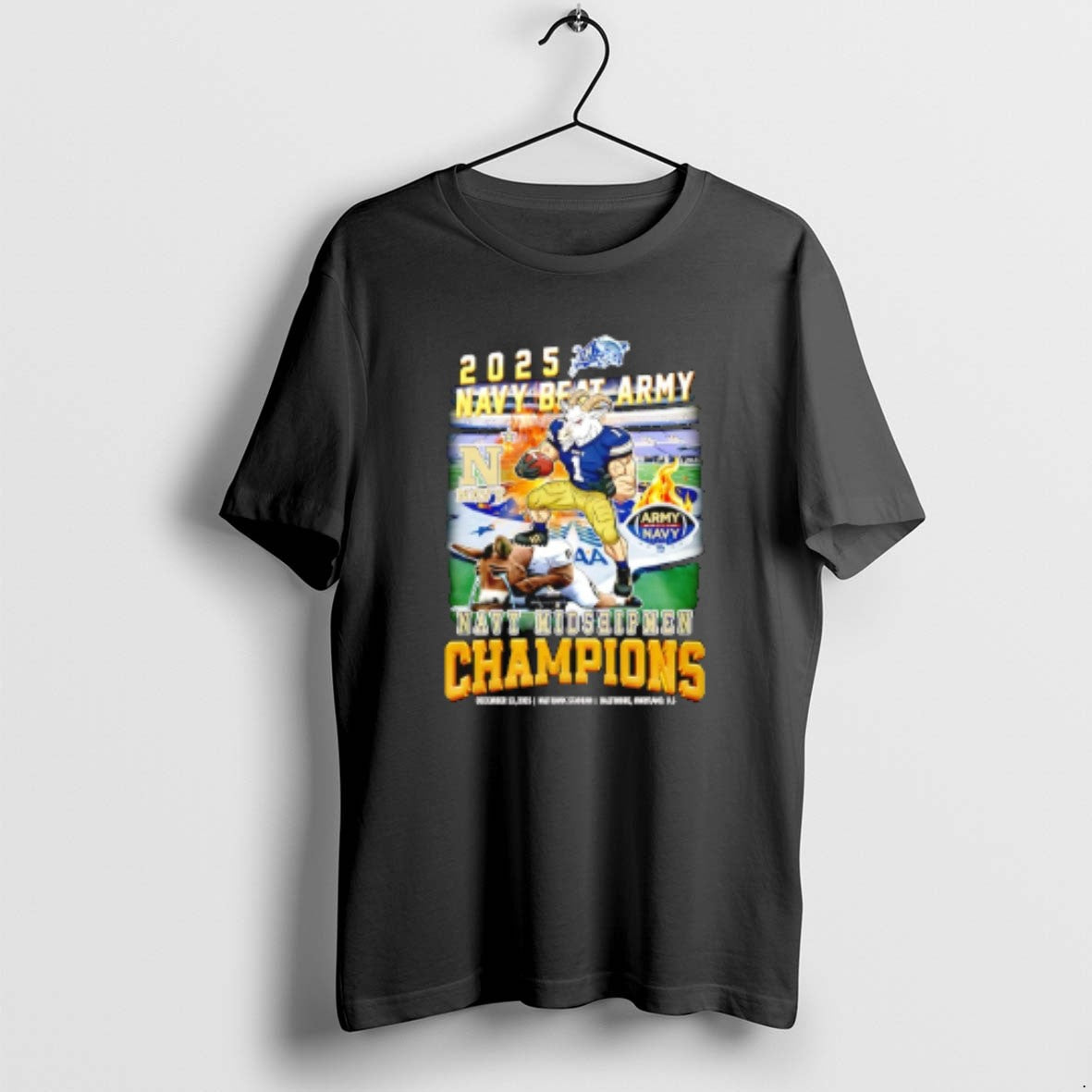 Official Navy Midshipmen Beat Army 2025 Champions Mascot