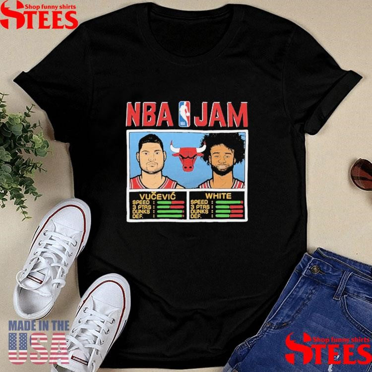 Nba Jam Bulls Vucevic And White Shirts