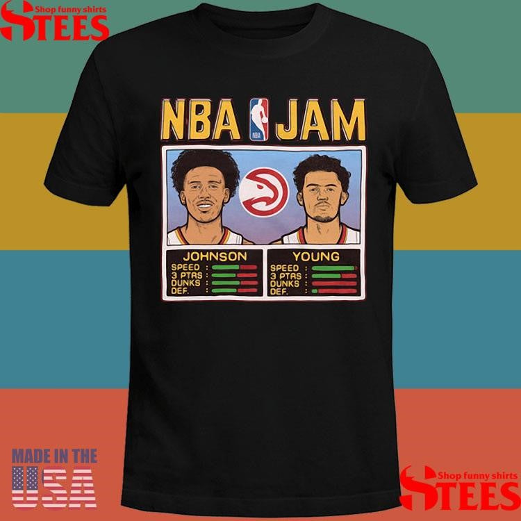 Nba Jam Hawks Johnson And Young Shirts