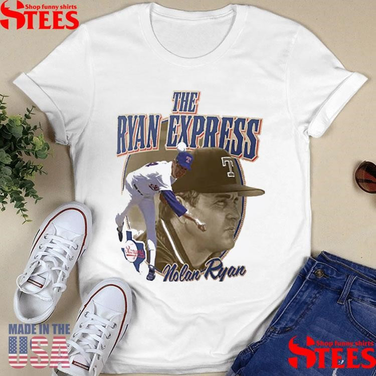 Nolan Ryan Texas Rangers Cooperstown Legends Graphic Shirts