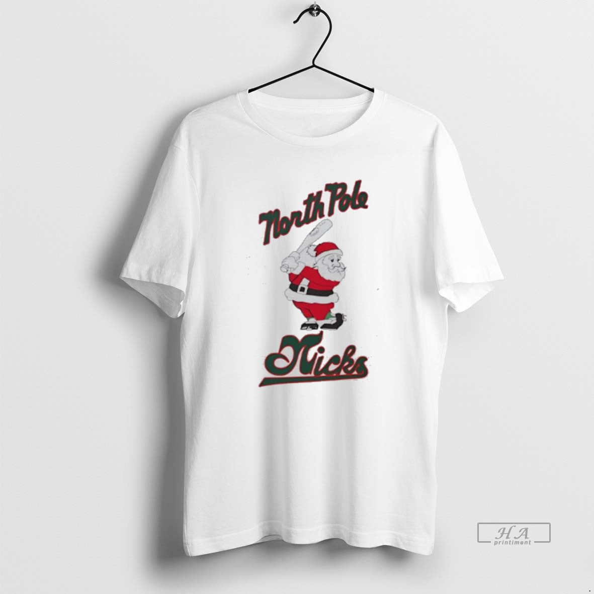 Official North Pole Nicks Satan Baseball Player