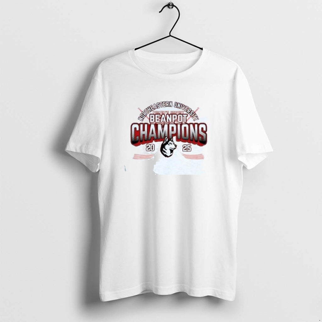 Official Northeastern Huskies 2025 Womens Hockey Beanpot Champions