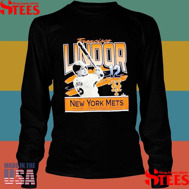 Official Francisco Lindor New York Mets National League Shirtss
