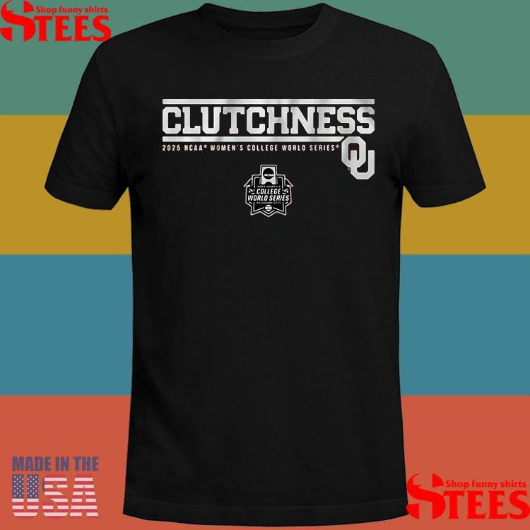 Oklahoma Softball Wcws Clutchness T-shirt