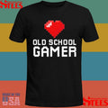 Old School Gamer Heart T-shirt