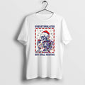 Official Overstimulated But Still Festive Santa Skeleton Christmas Christmas