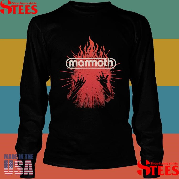Palms Of Flame Mammoth Band T-shirt