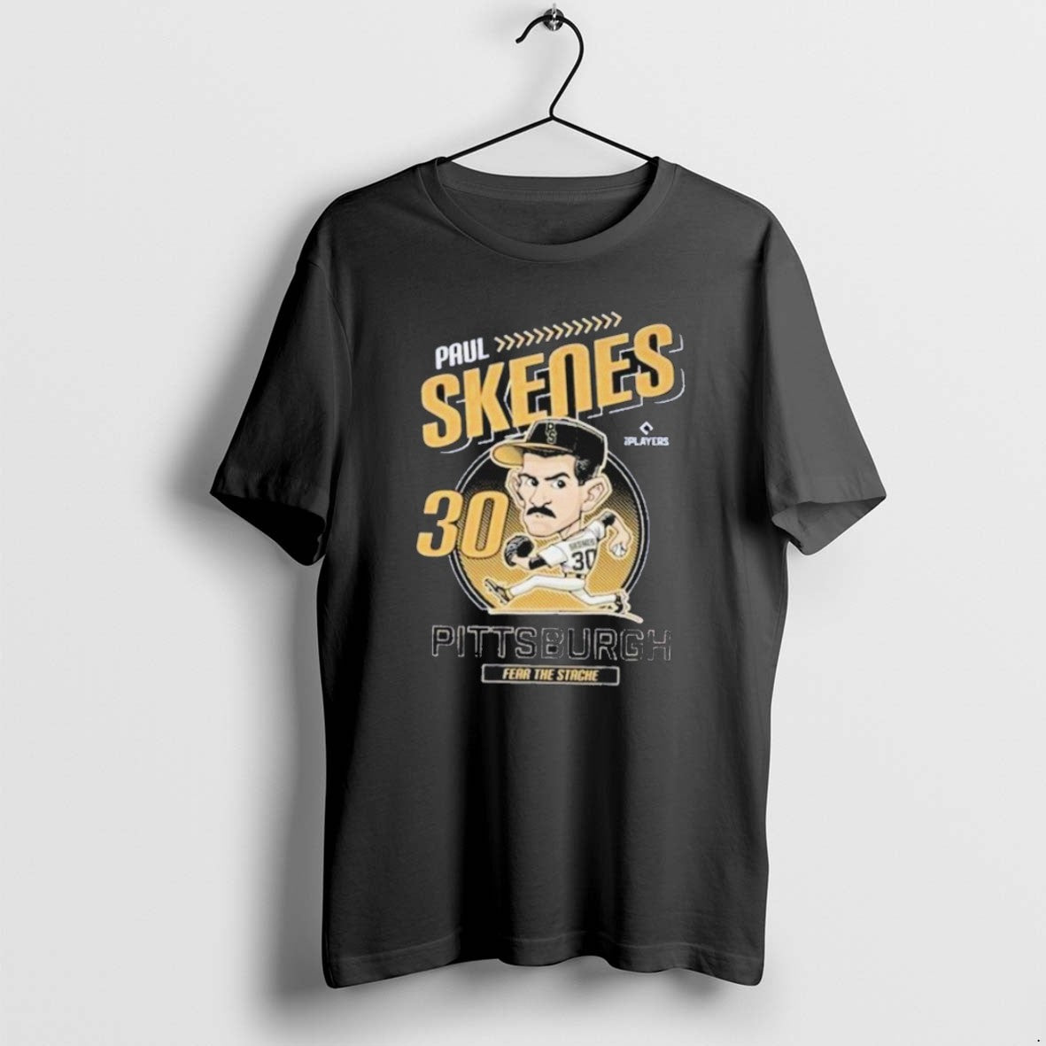 Official Paul Skenes Fear The Stache Pittsburgh Pirates Mlb Caricature