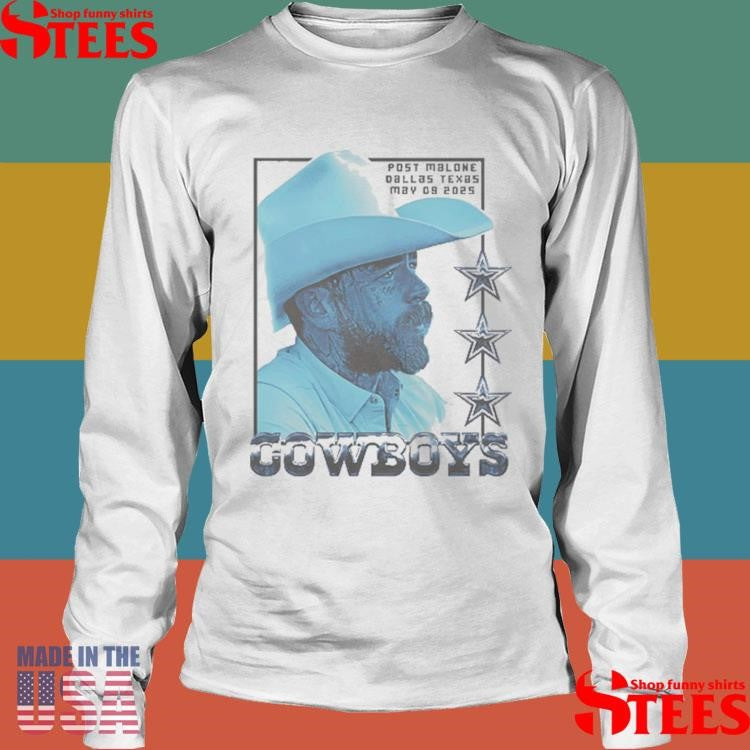 Post Malone X Dallas Cowboys Stadium Photo Shirts