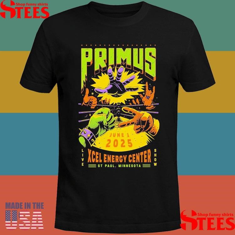 Primus Jun 1 2025 Xcel Energy Center S.t Paul Mn Shirts