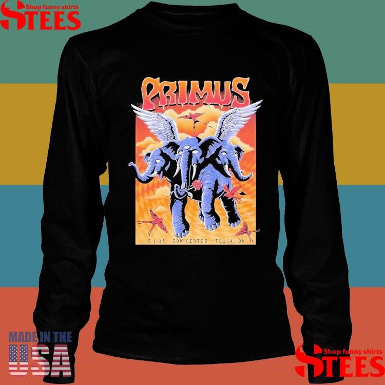 Primus Show May 1 2025 Bok Center, Tulsa, Ok Shirts