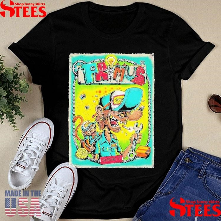 Primus Tour Apr 29 2025 Freeman Coliseum, San Antonio, Tx Shirts