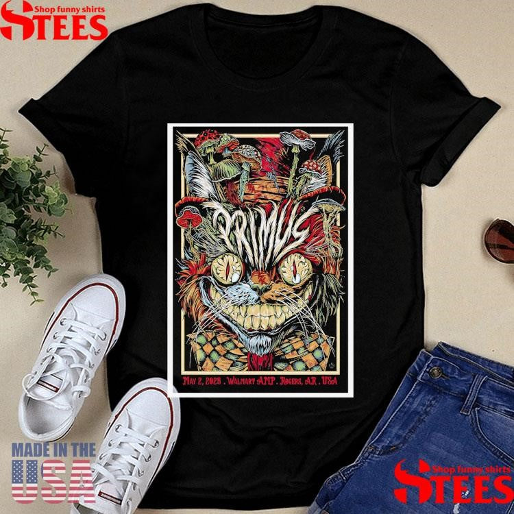 Primus Walmart Amp Rogers, Ar May 2 2025 Tour Shirts