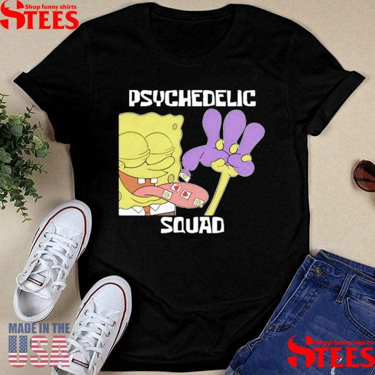 Psychedelic Squad Spongebob Shirts
