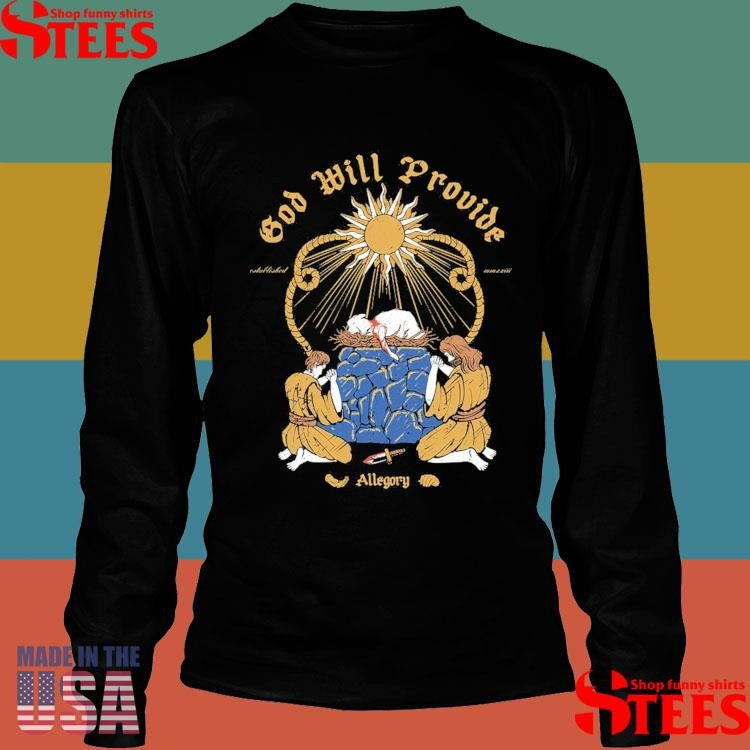 Ram In The Thicket God Will Provide Allegory T-shirt