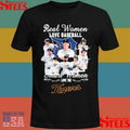 Real Woman Love Baseball Smart Women Love The Detroit Tigers T-shirt