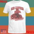 Red Leather Hat Guitar Shirts