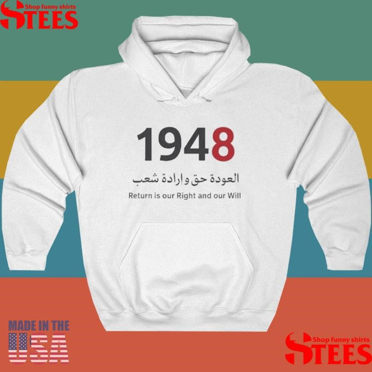 Return Is Our Right And Our Will Palestine T-shirt